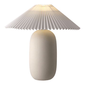 Boulder επιτραπέζιο φωτιστικό 48 cm beige-pleated white - undefined - Scandi Living