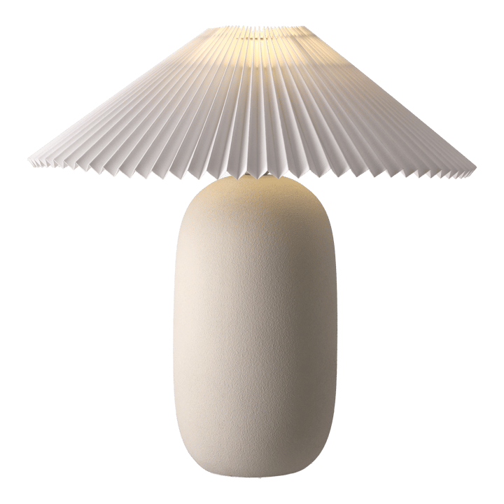 Boulder επιτραπέζιο φωτιστικό 48 cm beige-pleated white Scandi Living