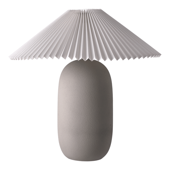 Boulder επιτραπέζιο φωτιστικό 48 cm grey-pleated white Scandi Living