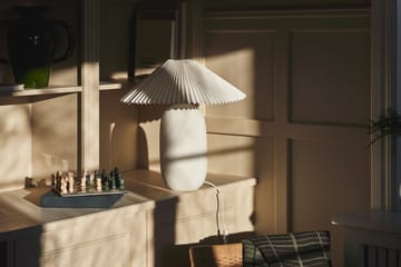 Boulder επιτραπέζιο φωτιστικό 48 cm white-pleated white - undefined - Scandi Living
