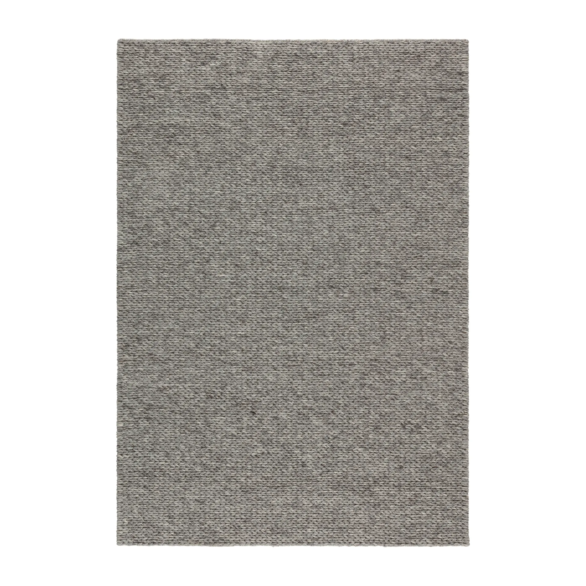 Braided μάλλινο χαλί natural grey, 170x240 cm Scandi Living