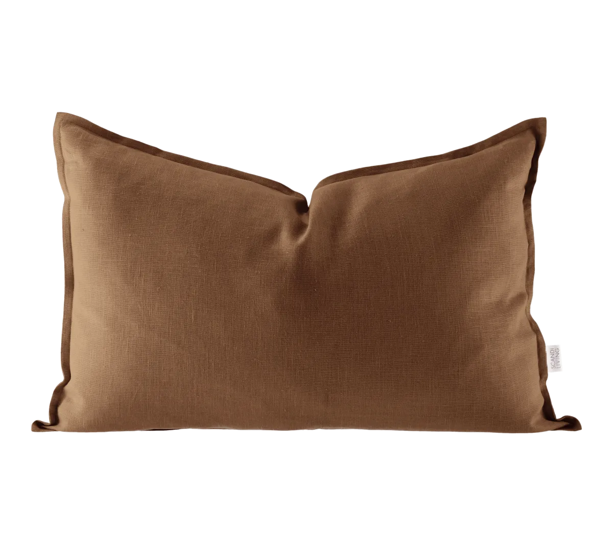 Calm μαξιλαροθήκη λινή 40x60 εκ., Almond Brown Scandi Living