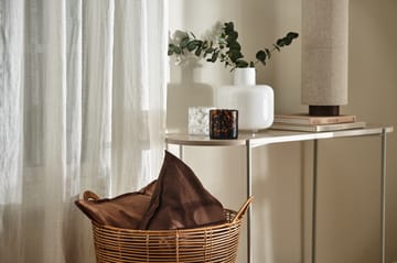 Calm μαξιλαροθήκη λινή 50x50 cm - Chocolate Brown - Scandi Living