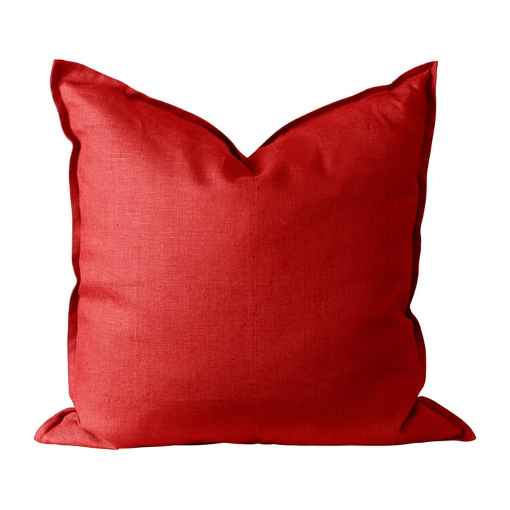 Calm μαξιλαροθήκη λινή 50x50 cm - Κόκκινο - Scandi Living