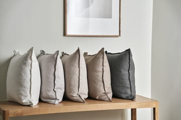 Calm μαξιλαροθήκη λινή 50x50 cm - Άμμος  - Scandi Living