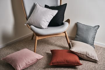 Calm μαξιλαροθήκη λινή 50x50 cm - Κάρβουνο - Scandi Living
