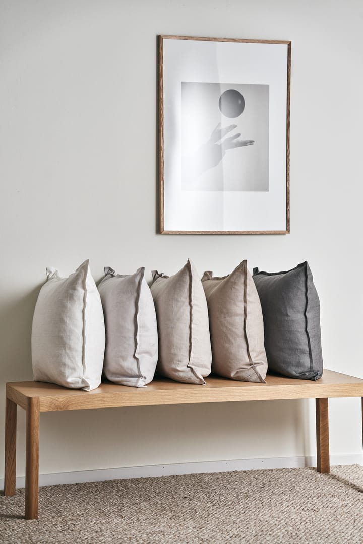 Calm μαξιλαροθήκη λινή 50x50 cm, Γκρι του Πάγου Scandi Living
