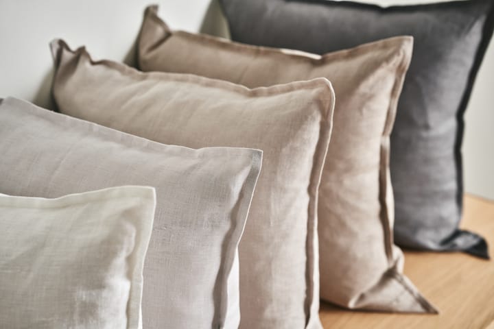 Calm μαξιλαροθήκη λινή 50x50 cm, Γκρι του Π�άγου Scandi Living