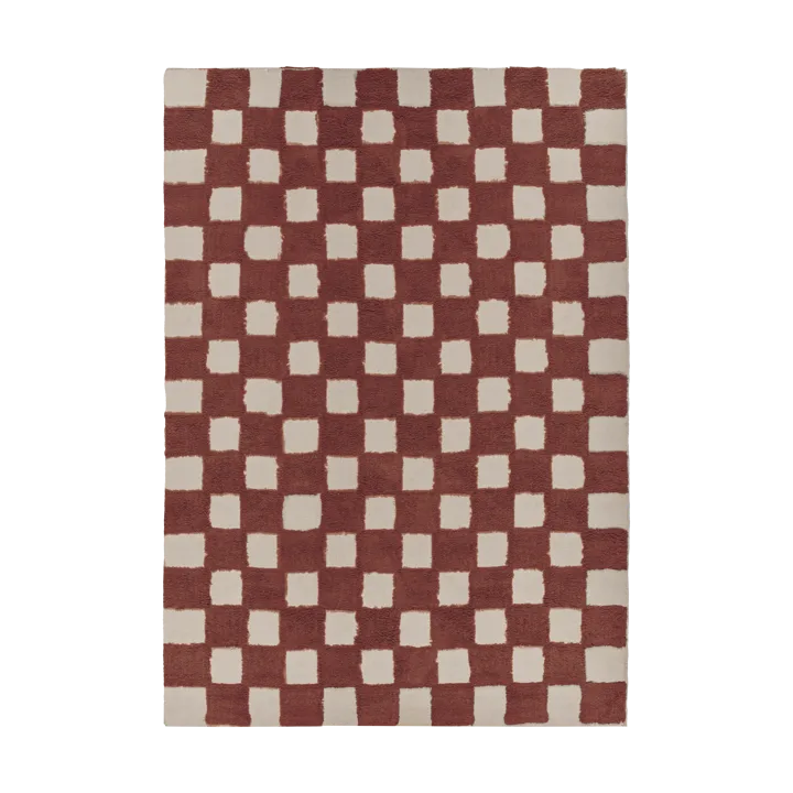 Χαλί Checker Play 170x240 cm - Rust - Scandi Living