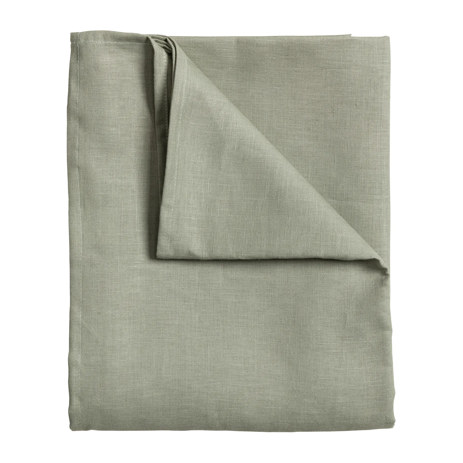 Clean λινό τραπεζομάντιλο 145x350 cm , Σκονισμένο πράσινο Scandi Living