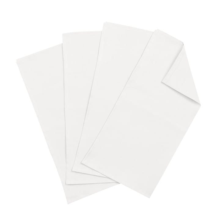 Clean πετσέτες 45 x 45 cm Συσκευασία 4 τεμαχίων - λευκό - Scandi Living