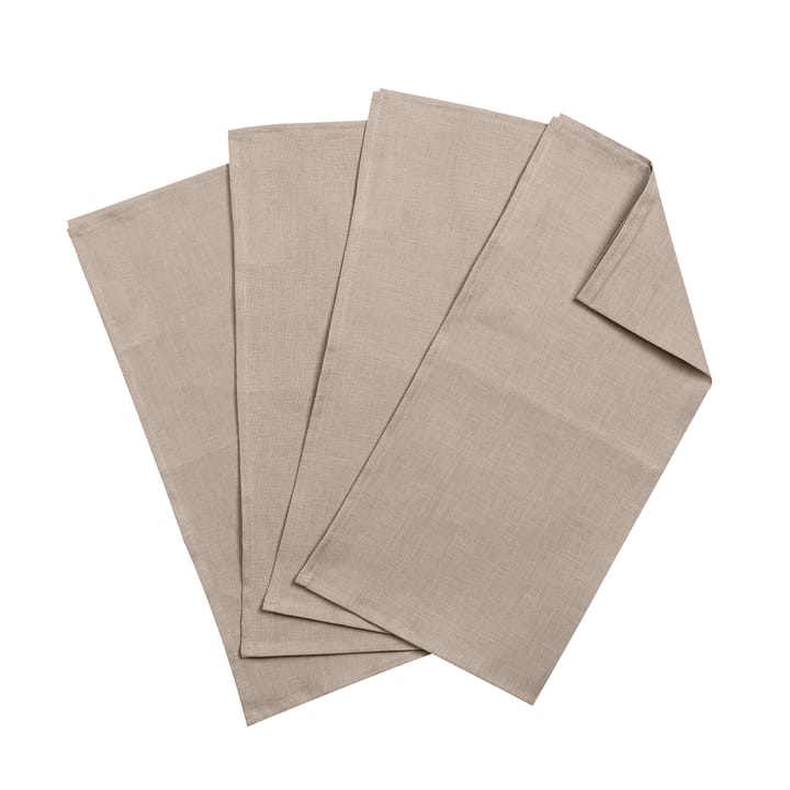 Clean πετσέτες 45 x 45 cm Συσκευασία 4 τεμαχίων - άμμος - Scandi Living