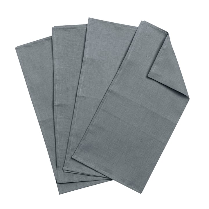 Clean πετσέτες 45 x 45 cm Συσκευασία 4 τεμαχίων - φιμέ μπλε - Scandi Living