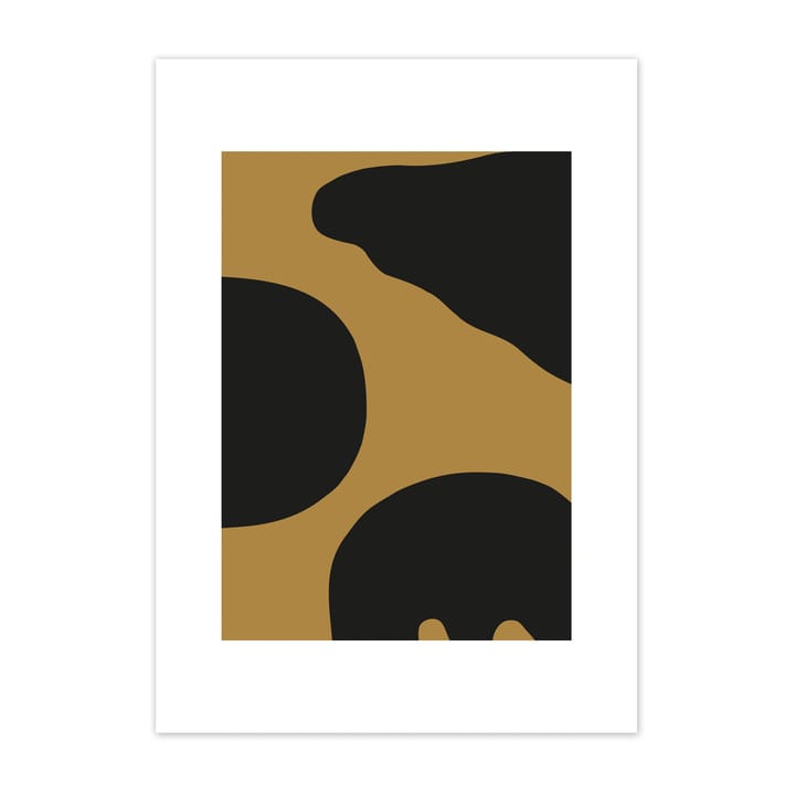 Contour αφίσα ocher - 50x70 cm - Scandi Living