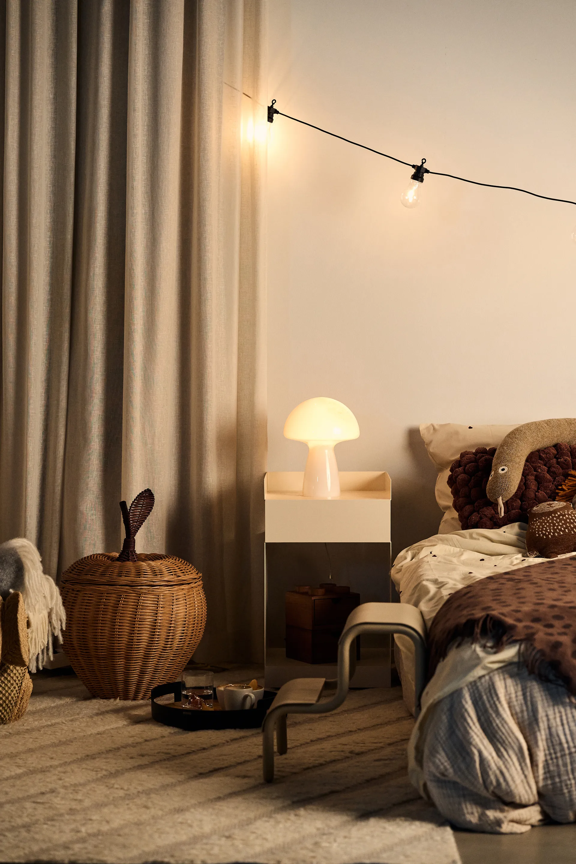 Cozy line μάλλινο χαλί natural white, 170x240 cm Scandi Living