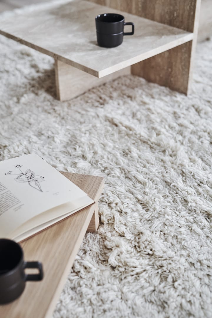 Cozy μάλλινο χαλί natural white - 170x240 cm - Scandi Living