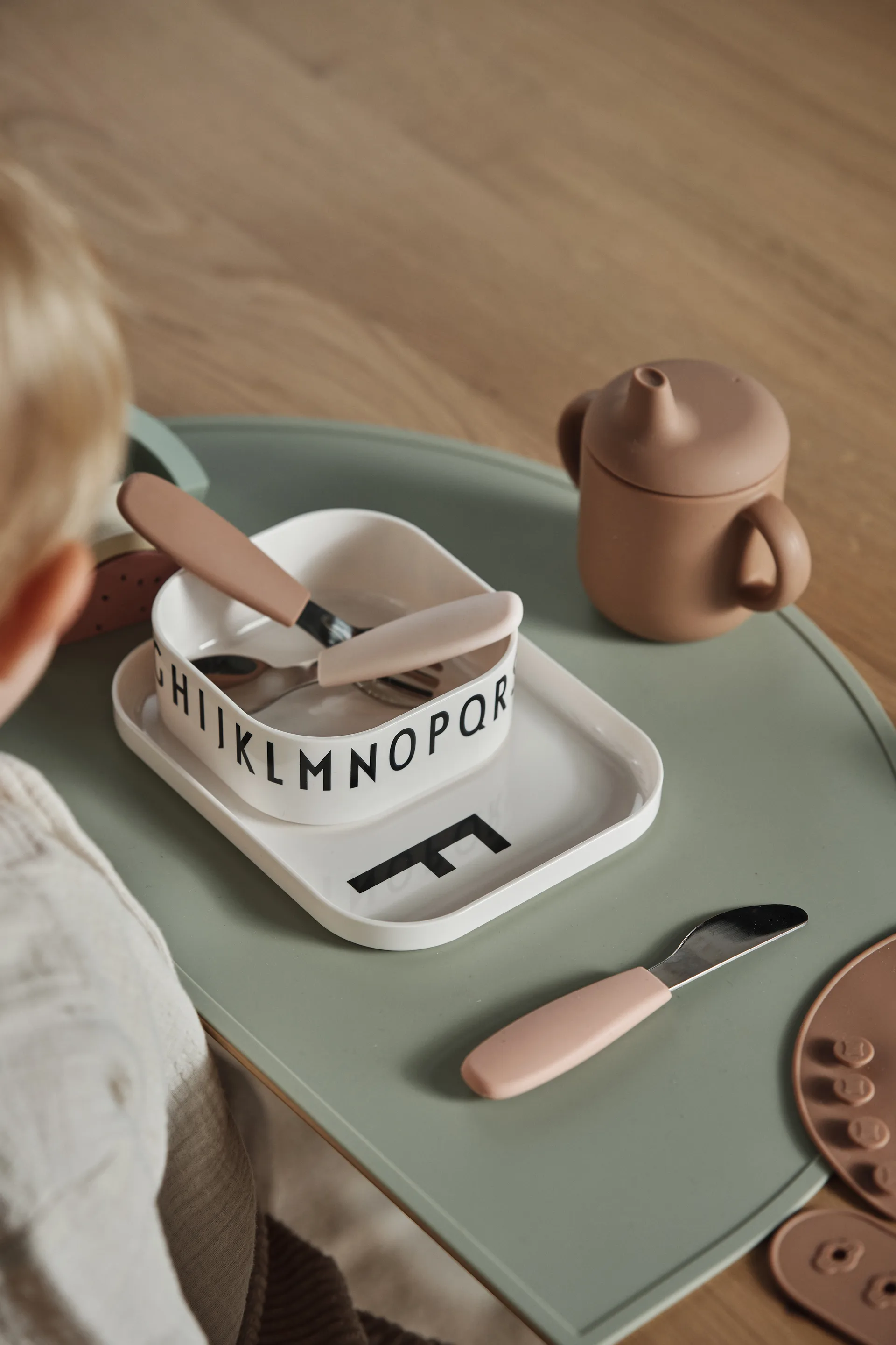 Dine Σετ μαχαιροπήρουνων σιλικόνης 3 τεμαχίων, Blush Scandi Living