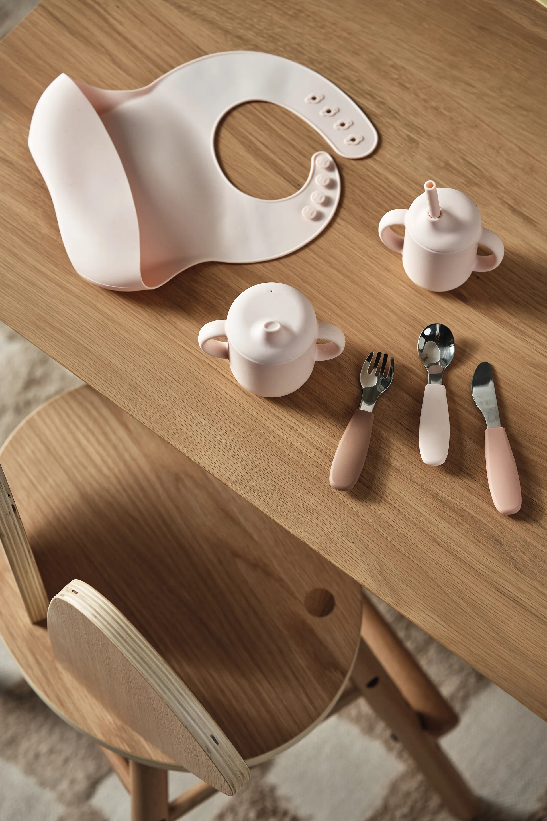 Dine Σετ μαχαιροπήρουνων σιλικόνης 3 τεμαχίων, Blush Scandi Living