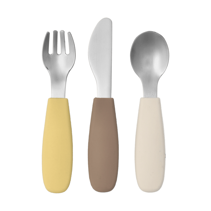 Dine Σετ μαχαιροπήρουνων σιλικόνης 3 τεμαχίων - Taupe - Scandi Living