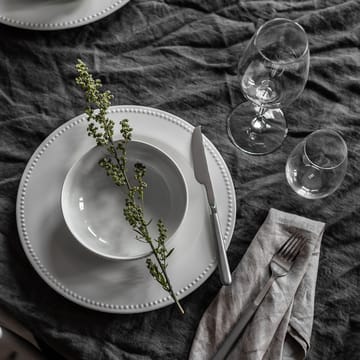 Dots πιάτο 28 cm Συσκευασία 4 τεμαχίων - Κρεμ λευκό - Scandi Living