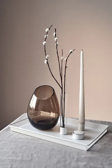 Draw δίσκος με αξεσουάρ 22x32 cm - Λευκό - Scandi Living