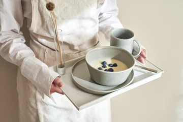 Draw δίσκος με αξεσουάρ 22x32 cm - Λευκό - Scandi Living