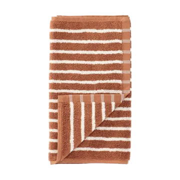 Πετσέτα Drift 30x50 εκ. - Καφέ-λευκό - Scandi Living