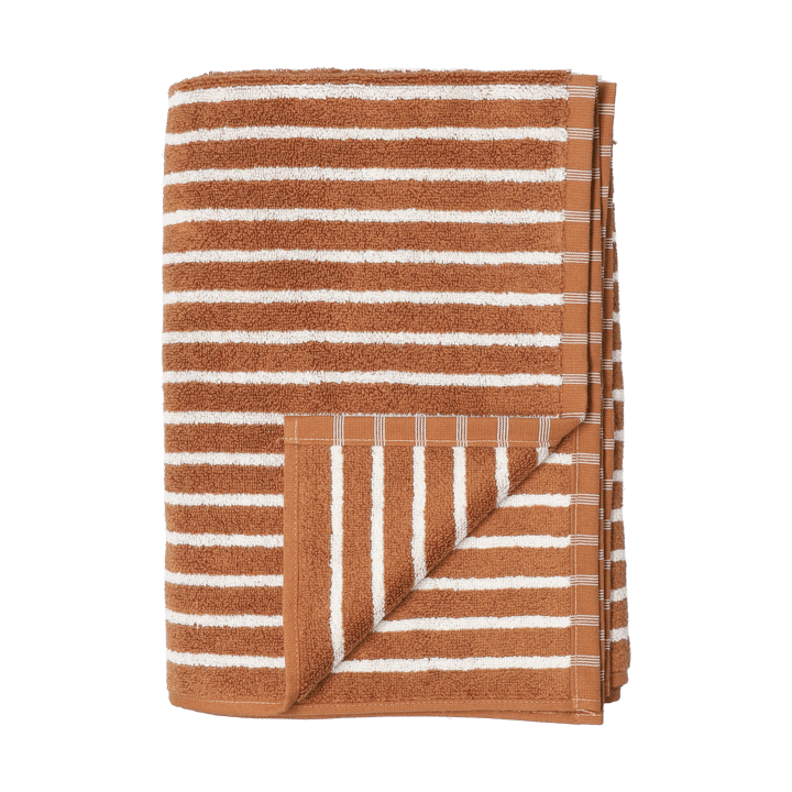 Πετσέτα Drift 50x70 εκ. - Καφέ-λευκό - Scandi Living