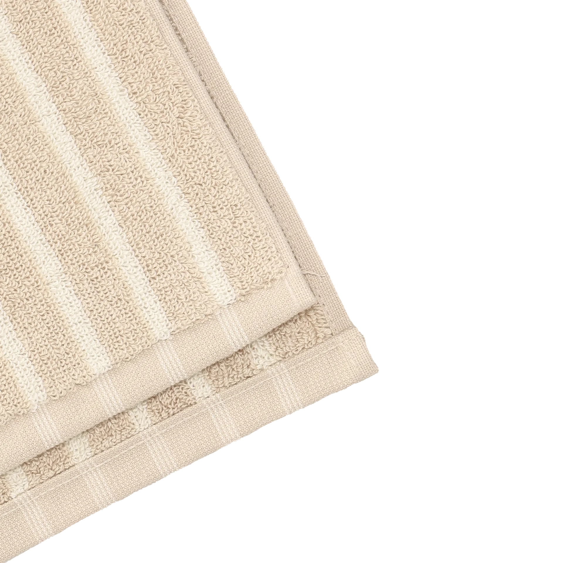 Πετσέτα Drift 50x70 εκ., Μπεζ-λευκό Scandi Living