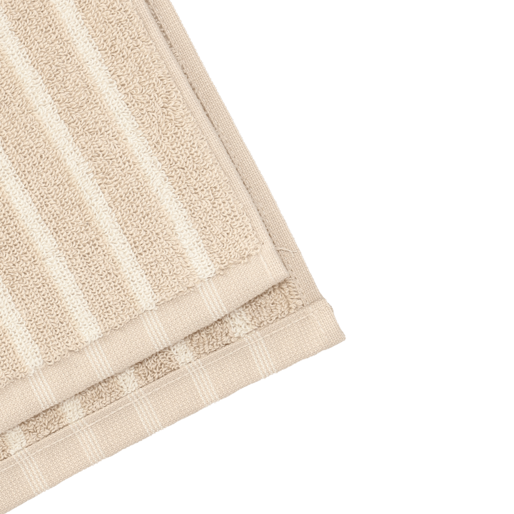 Πετσέτα Drift 50x70 εκ., Μπεζ-λευκό Scandi Living