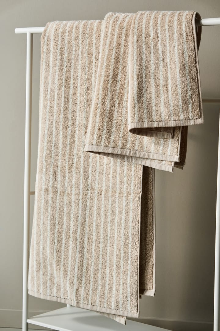 Πετσέτα Drift 50x70 εκ., Μπεζ-λευκό Scandi Living