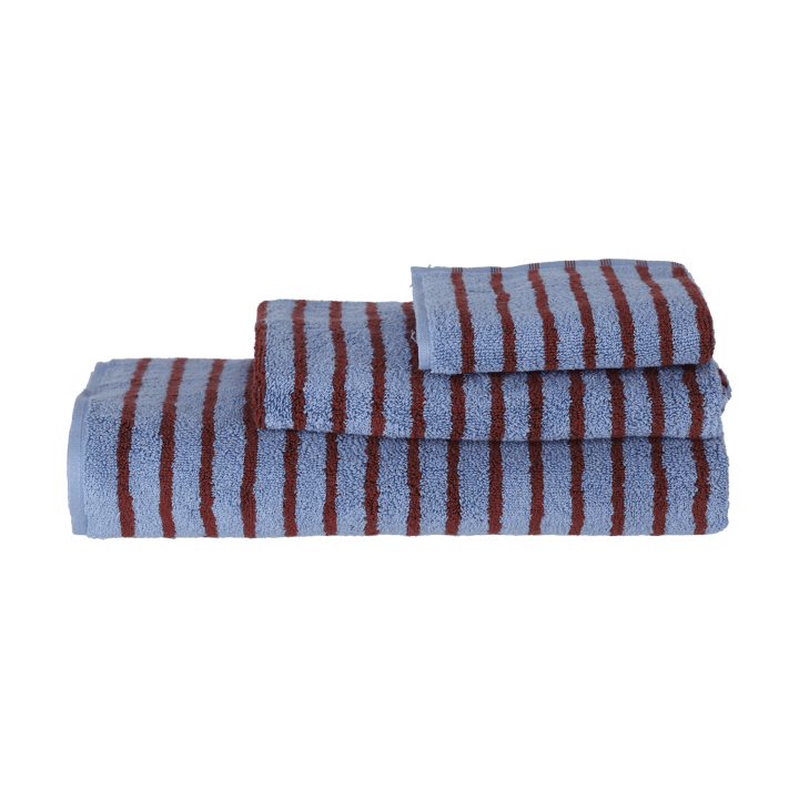 Πετσέτα Drift 50x70 εκ., Μπλε-κόκκινο Scandi Living