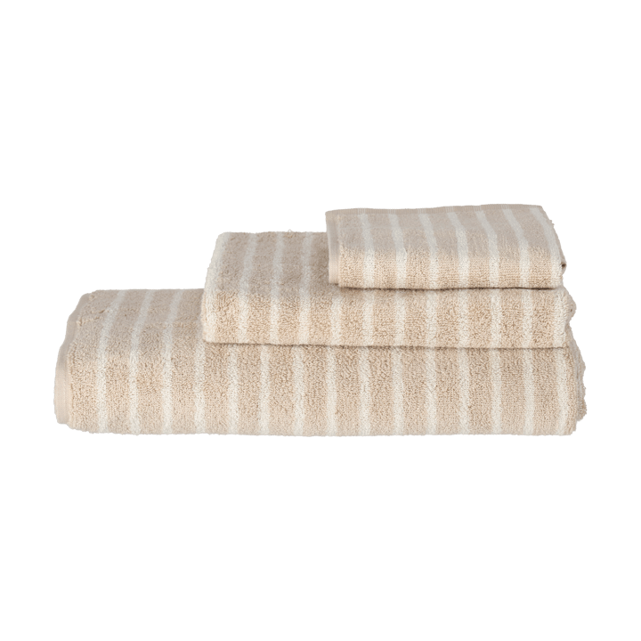 Πετσέτα μπάνιου Drift 70x140 εκ., Μπεζ-λευκό Scandi Living