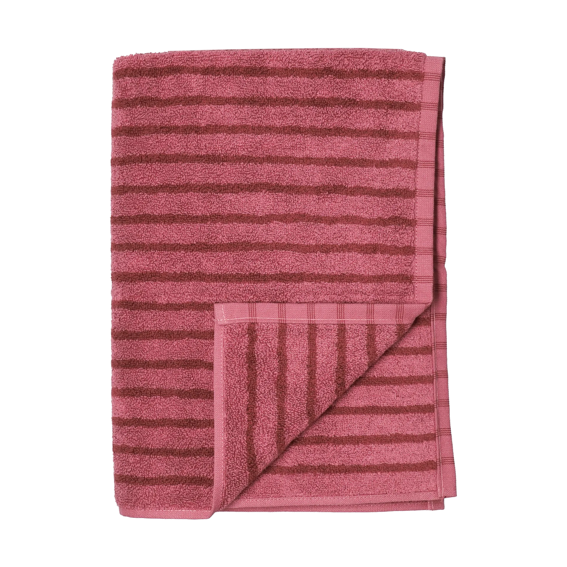 Πετσέτα μπάνιου Drift 70x140 εκ., Ροζ-κόκκινο Scandi Living