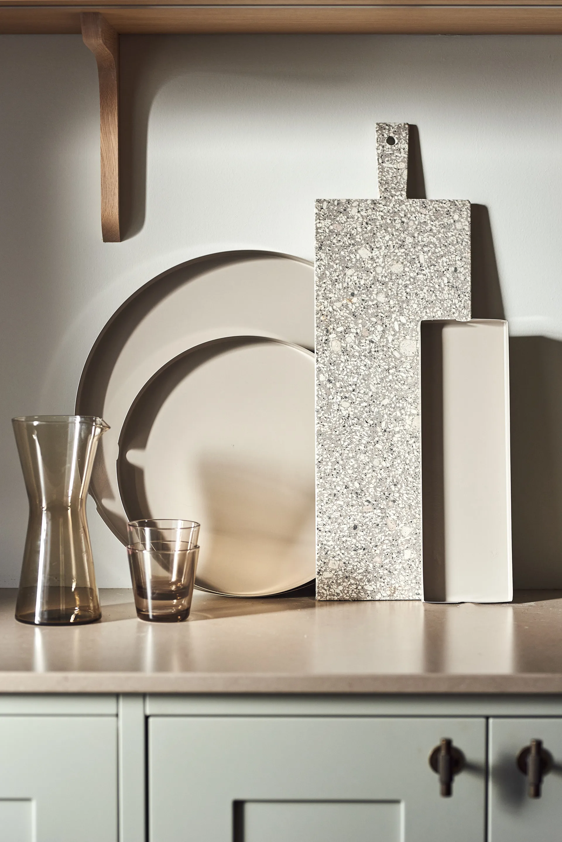 Edgy δίσκος 10x32 cm, Γκρι Scandi Living