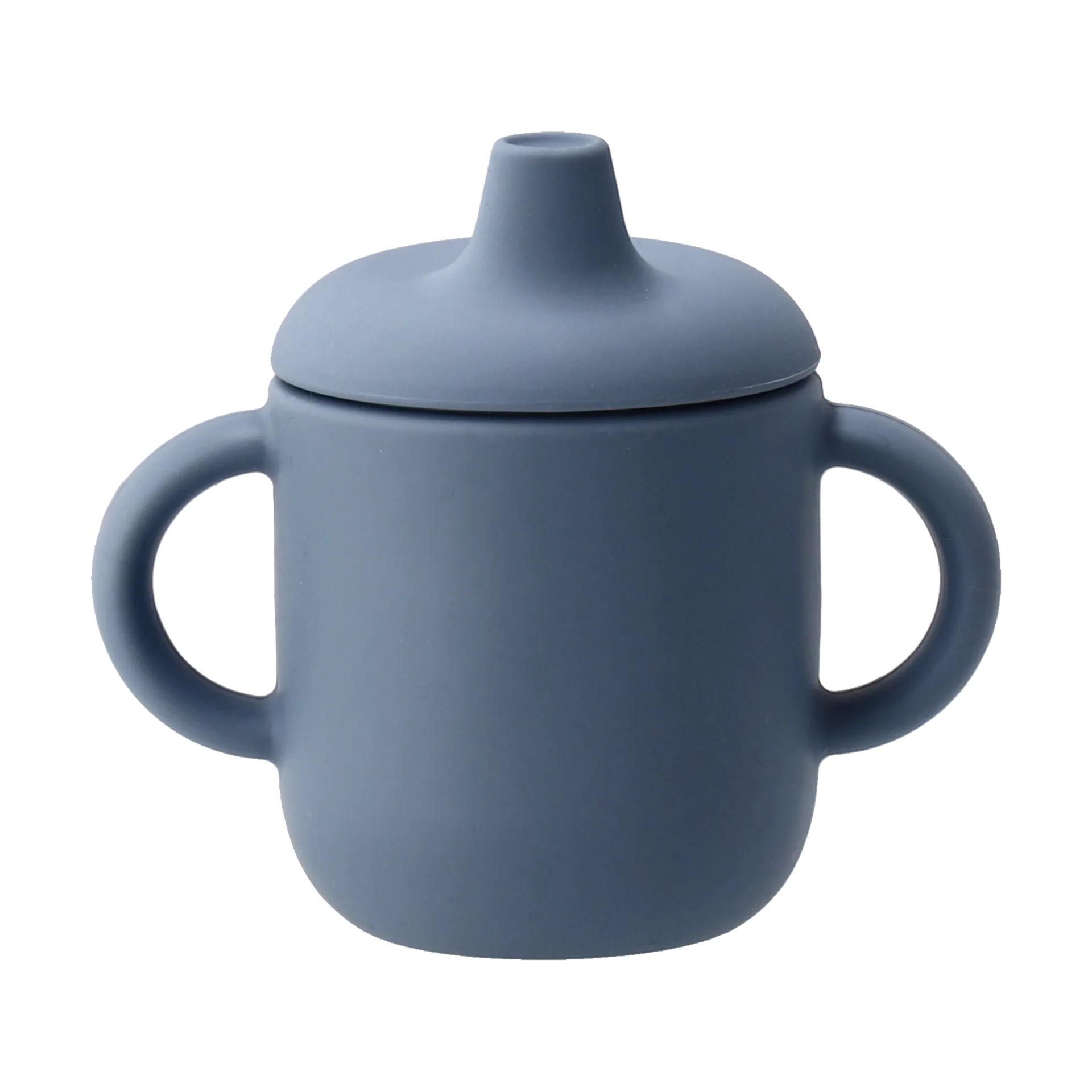 Κούπα εκμάθησης Elvie από σιλικόνη 180 ml, Blue Scandi Living