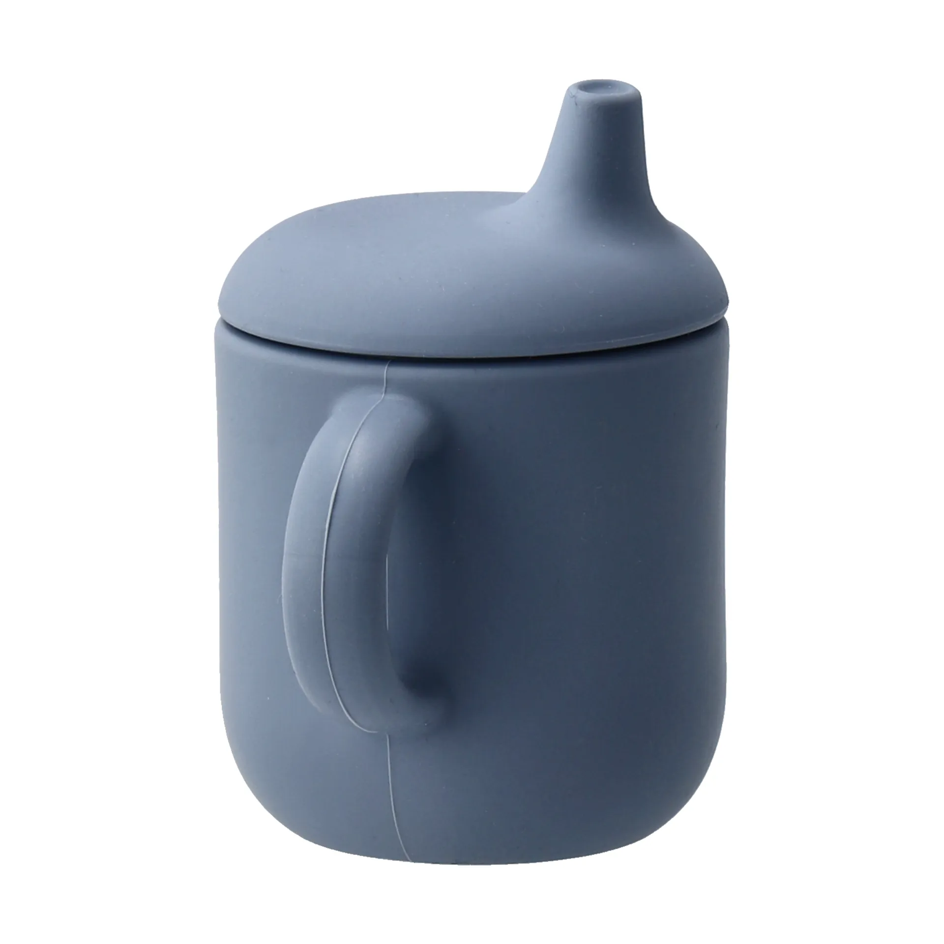 Κούπα εκμάθησης Elvie από σιλικόνη 180 ml, Blue Scandi Living