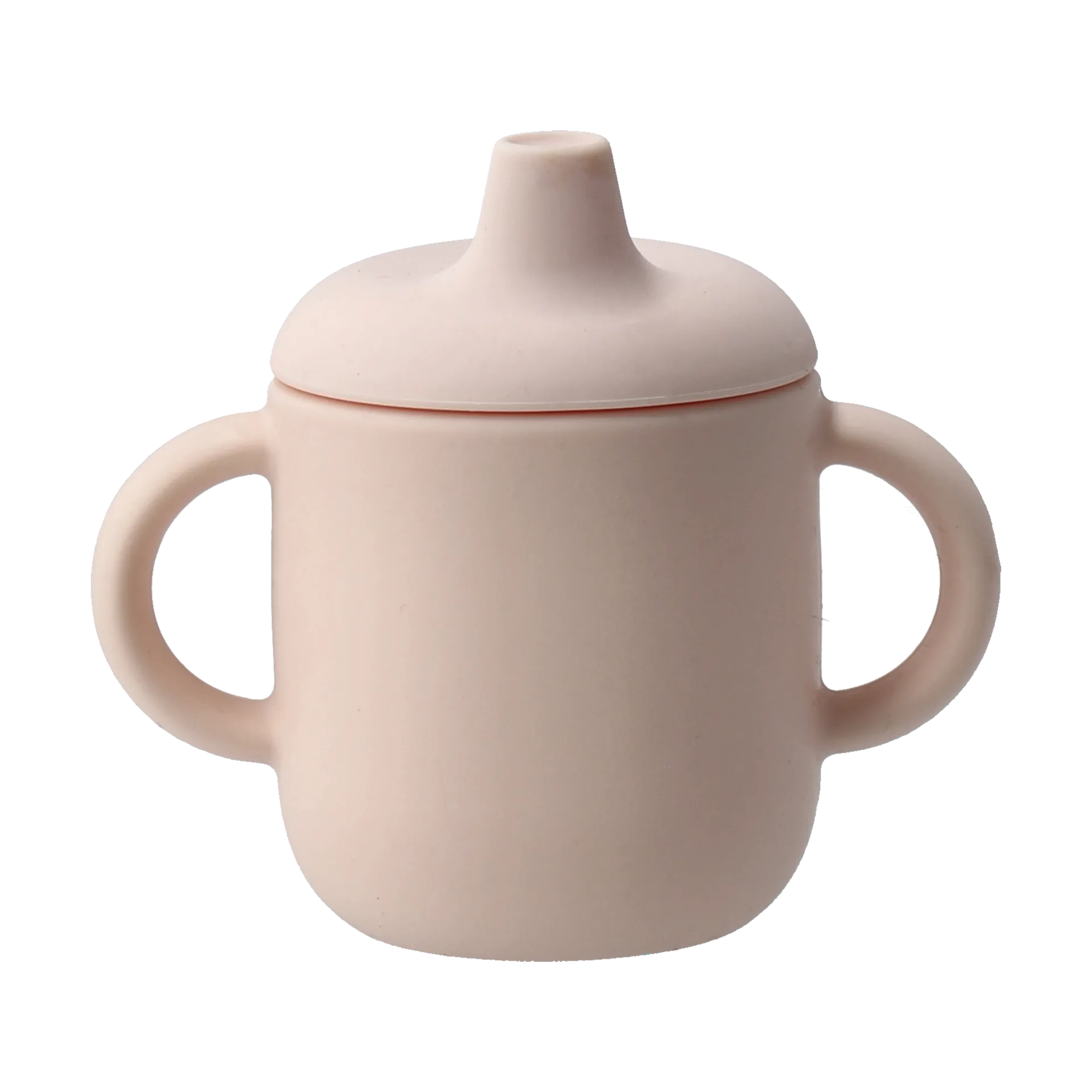 Κούπα εκμάθησης Elvie από σιλικόνη 180 ml, Blush Scandi Living