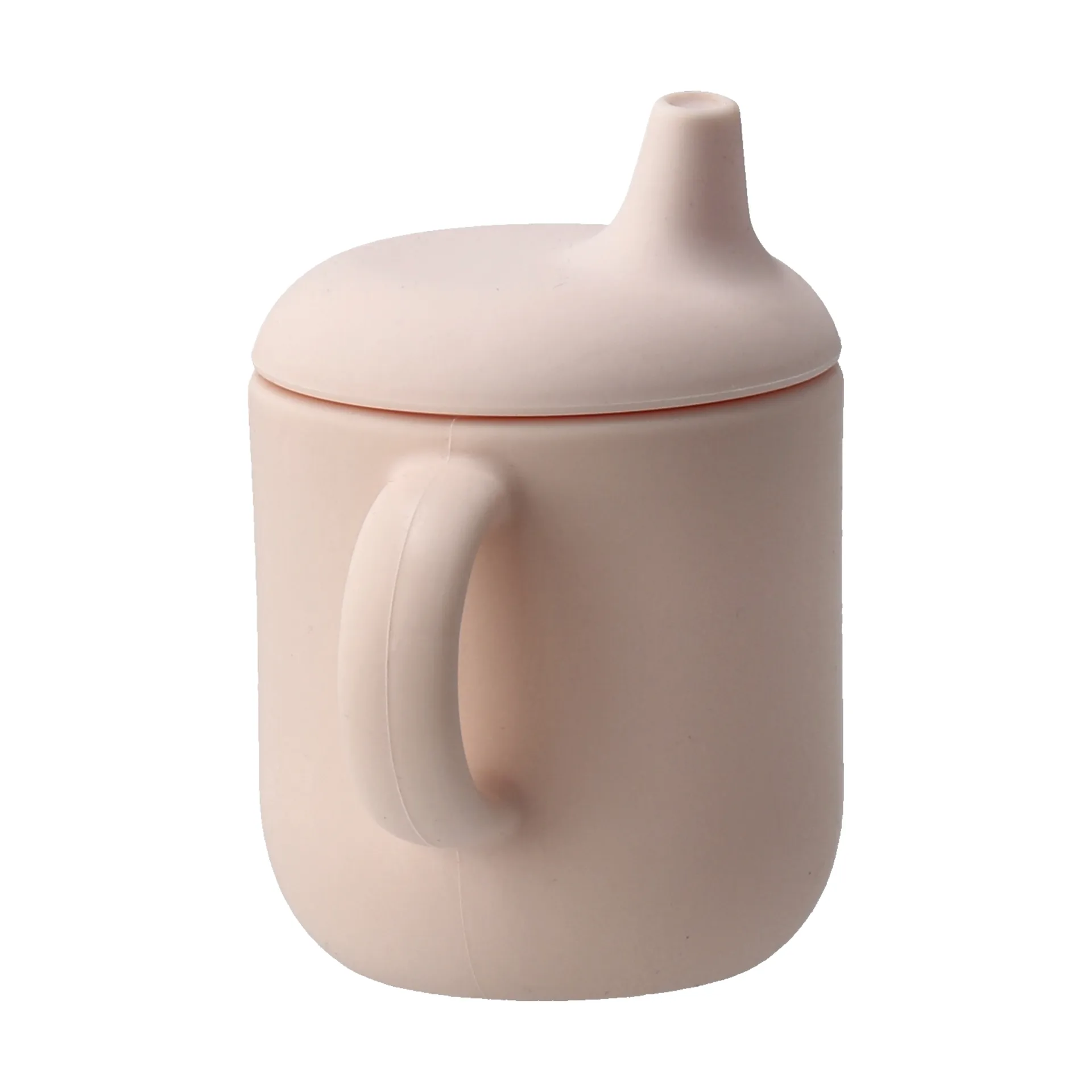 Κούπα εκμάθησης Elvie από σιλικόνη 180 ml, Blush Scandi Living