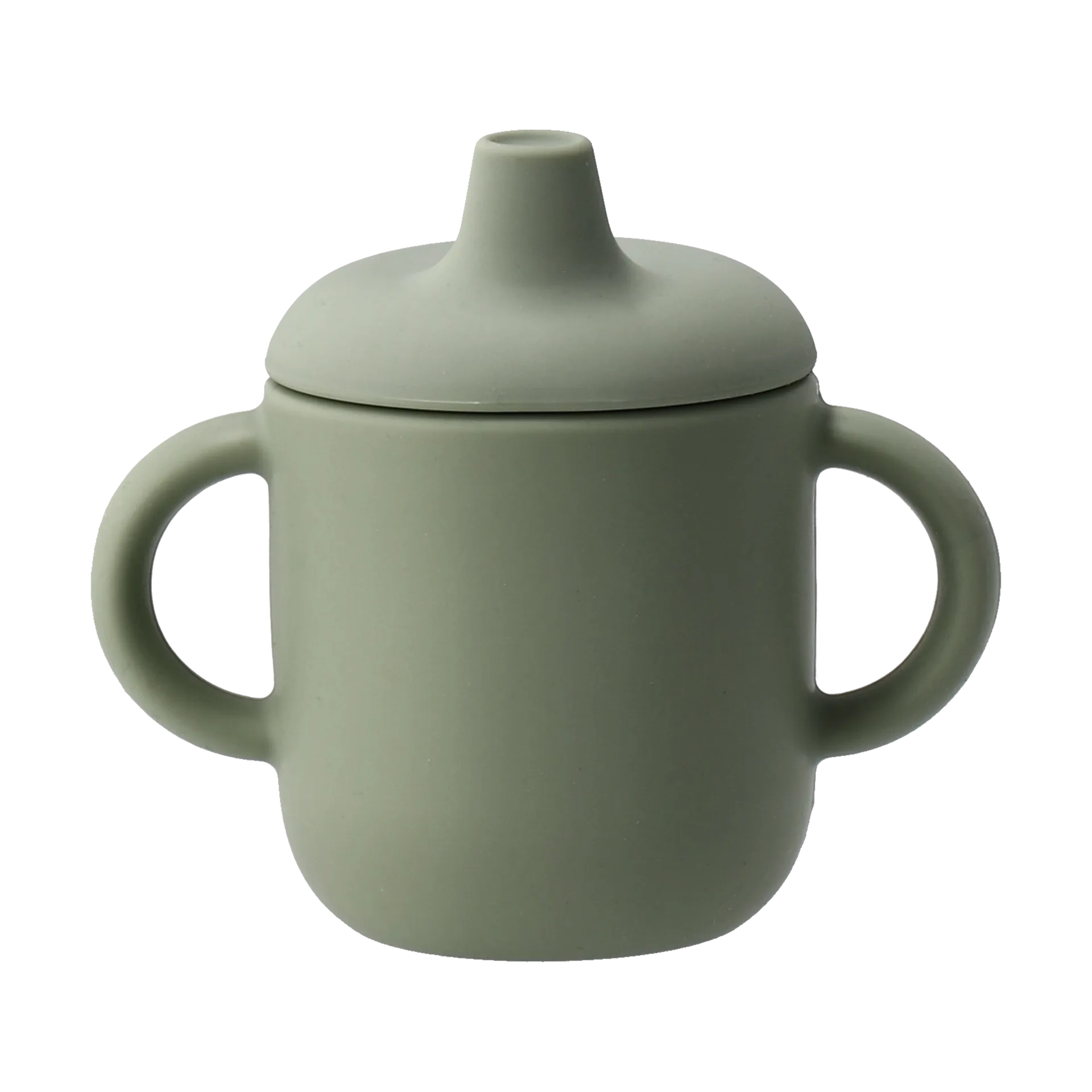 Κούπα εκμάθησης Elvie από σιλικόνη 180 ml, Green Scandi Living