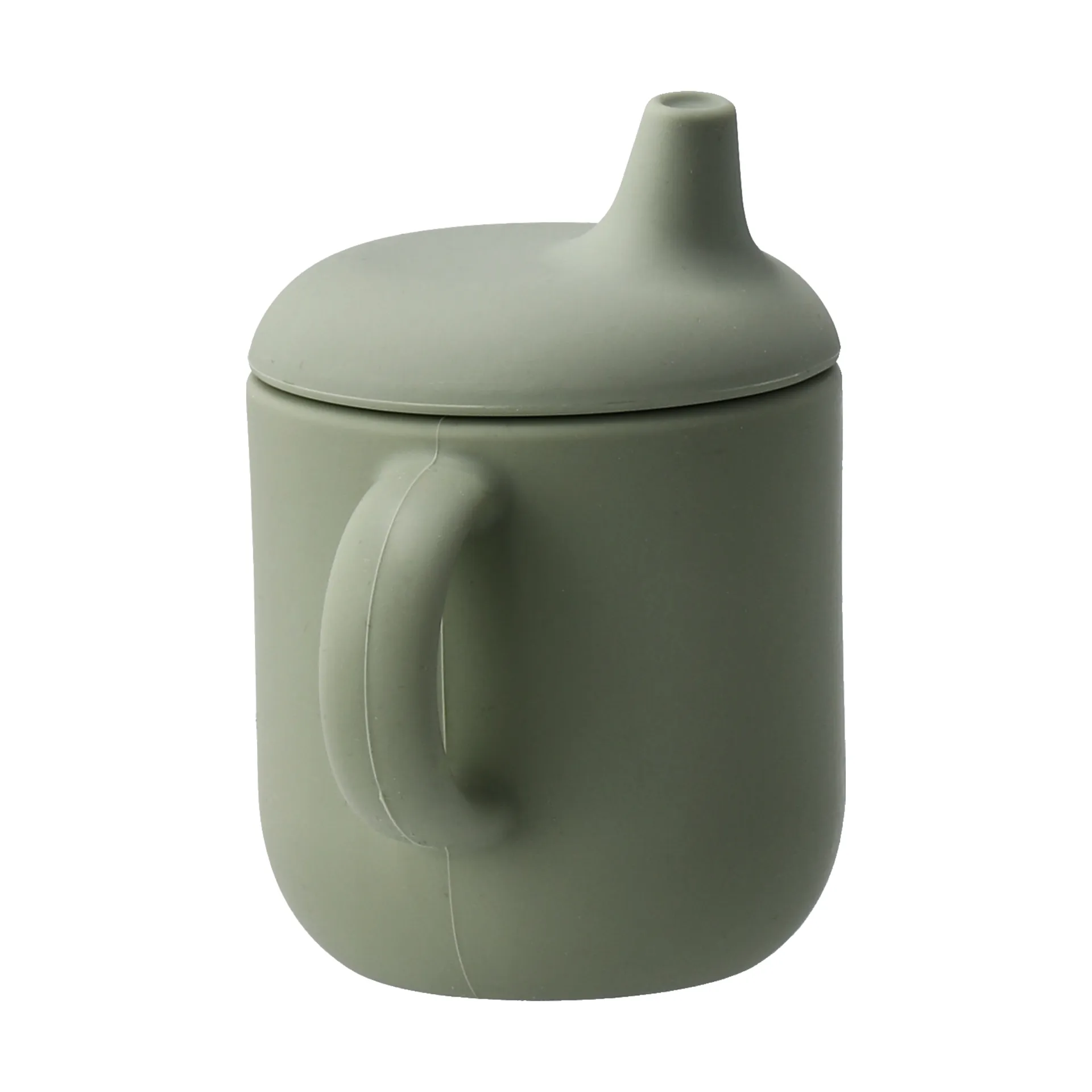Κούπα εκμάθησης Elvie από σιλικόνη 180 ml, Green Scandi Living