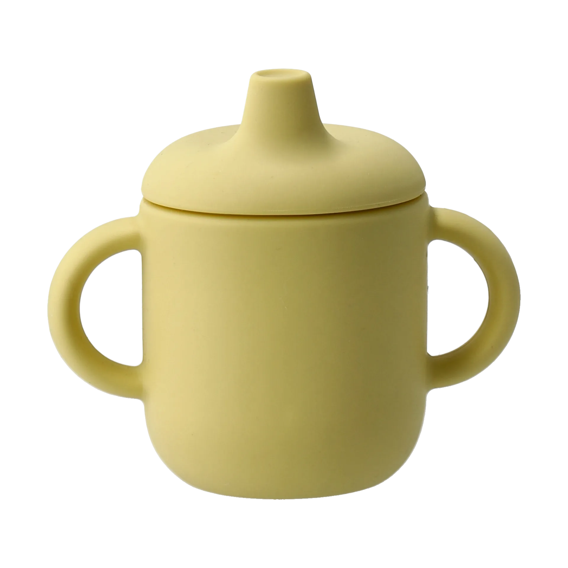 Κούπα εκμάθησης Elvie από σιλικόνη 180 ml, Lemon Scandi Living