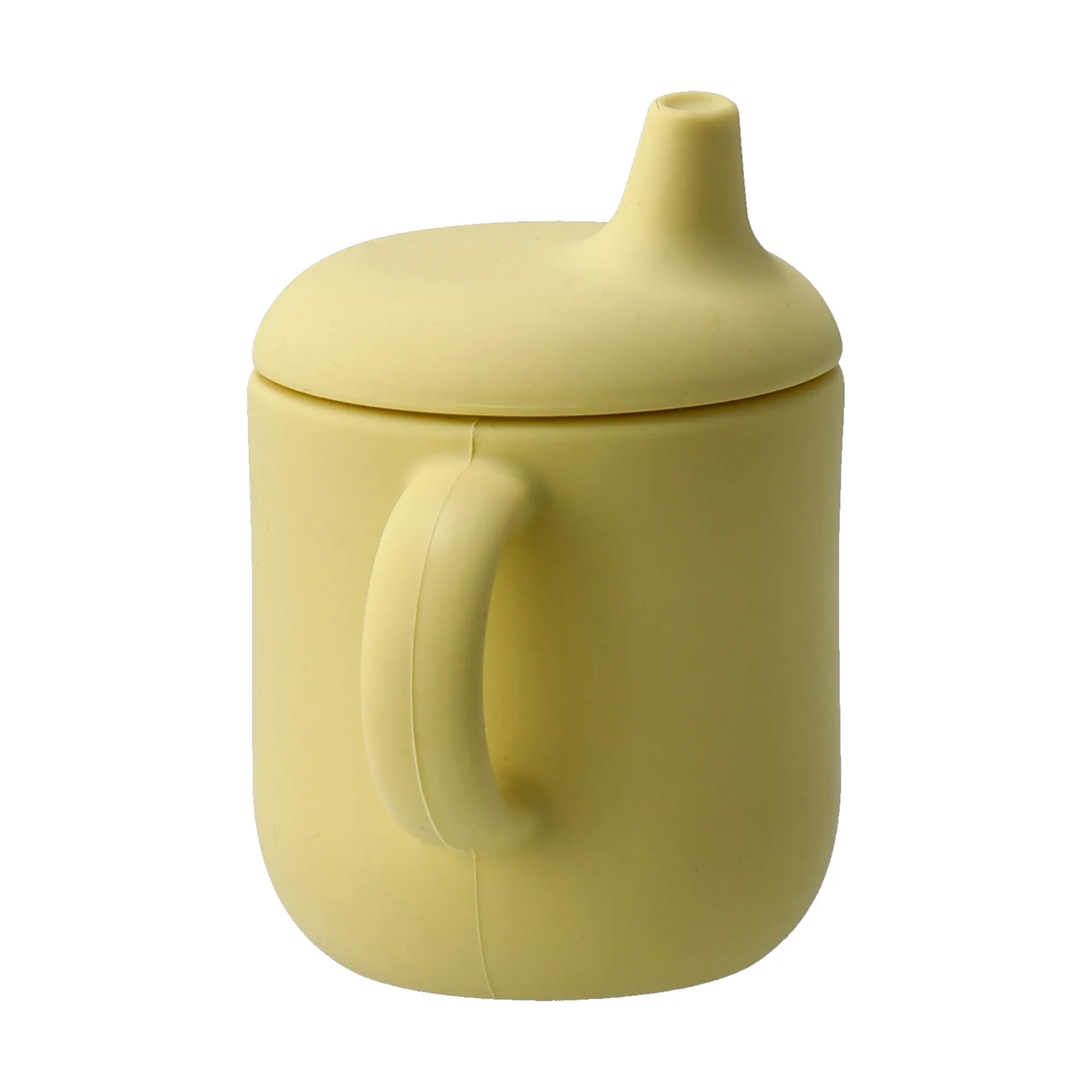 Κούπα εκμάθησης Elvie από σιλικόνη 180 ml, Lemon Scandi Living