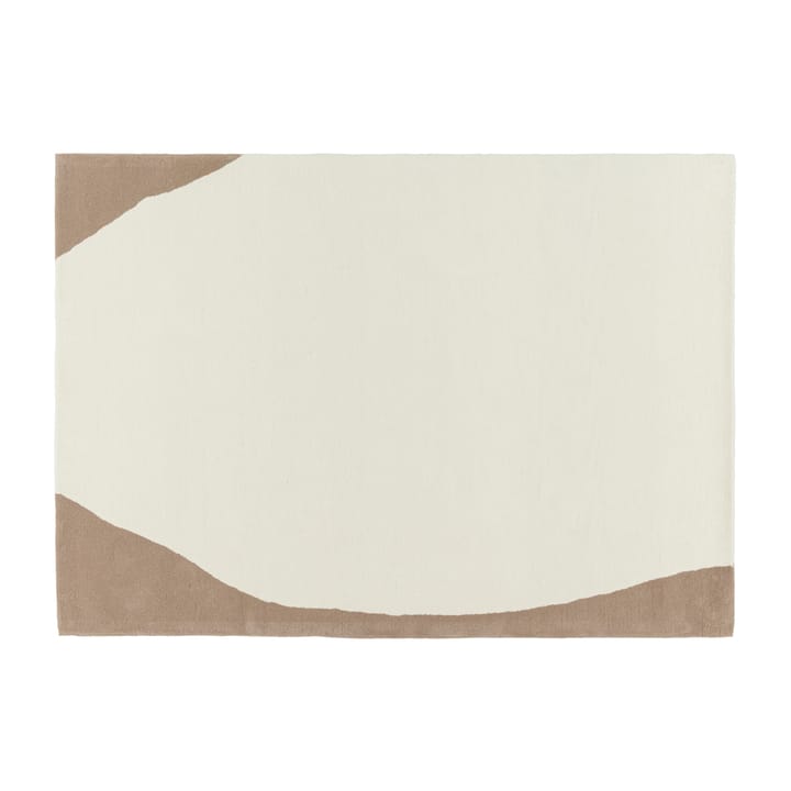 Flow μάλλινο χαλί λευκό-μπεζ - 170x240 cm - Scandi Living