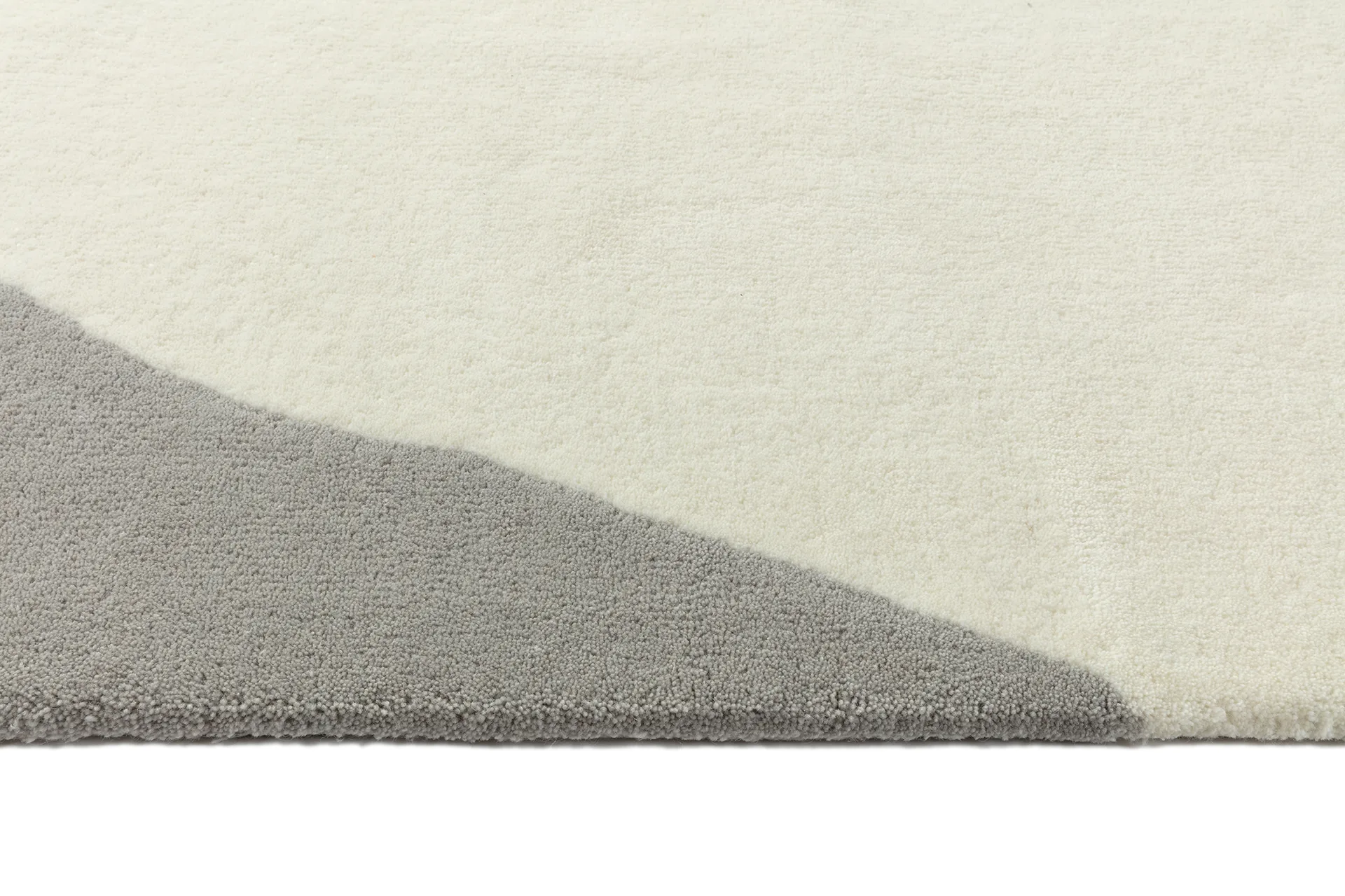 Flow μάλλινο χαλί λευκό-γκρι, 170x240 cm Scandi Living