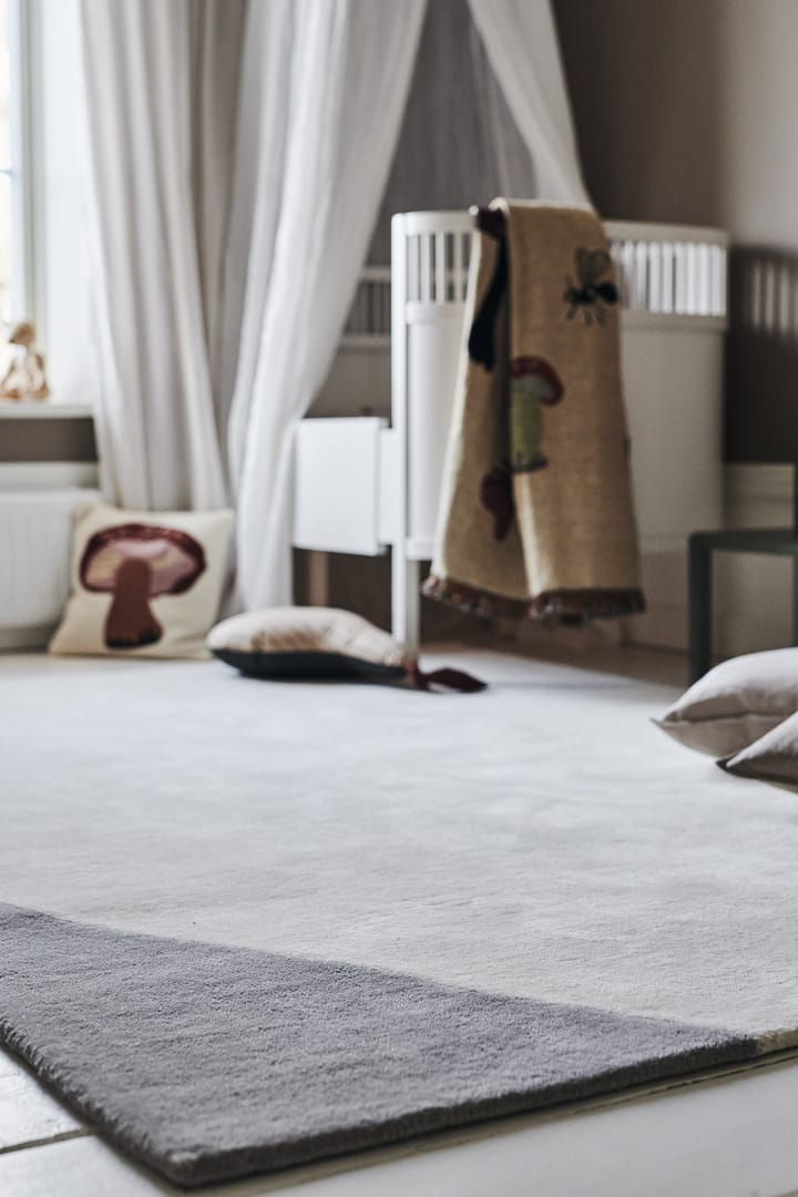 Flow μάλλινο χαλί λευκό-γκρι, 170x240 cm Scandi Living