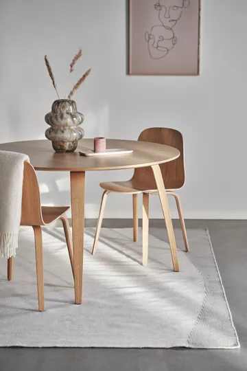 Flow kelim χαλί λευκό-γκρι  - 170x240 cm - Scandi Living