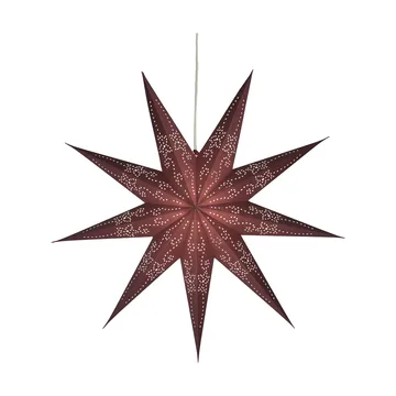 Folk χριστουγεννιάτικο αστέρι - Burgundy, Ø45 cm - Scandi Living