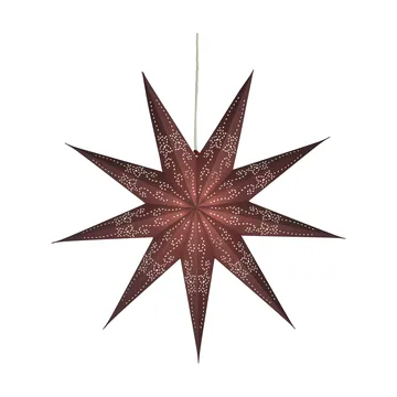 Folk χριστουγεννιάτικο αστέρι - Burgundy, Ø60 cm - Scandi Living
