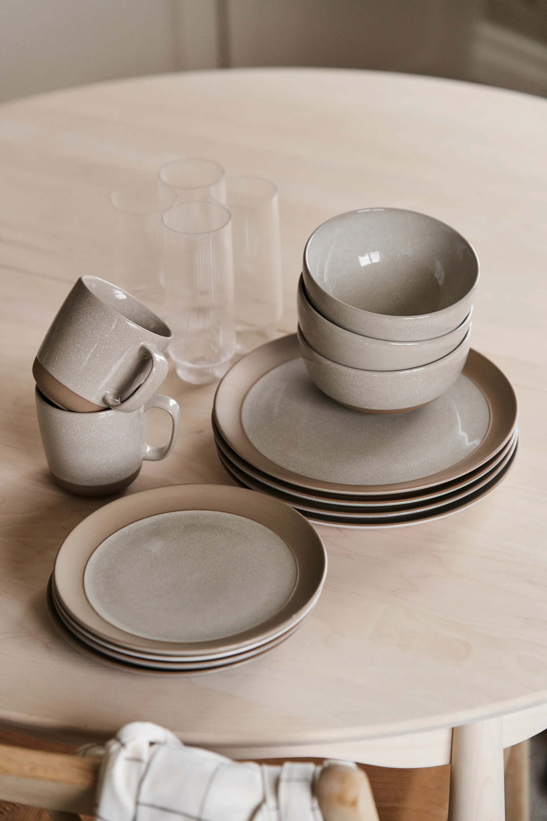 Fossil πιατάκι Ø21 εκ, Μπέζ Scandi Living